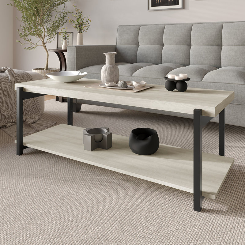 Console de meuble télé en métal, Gris clair
