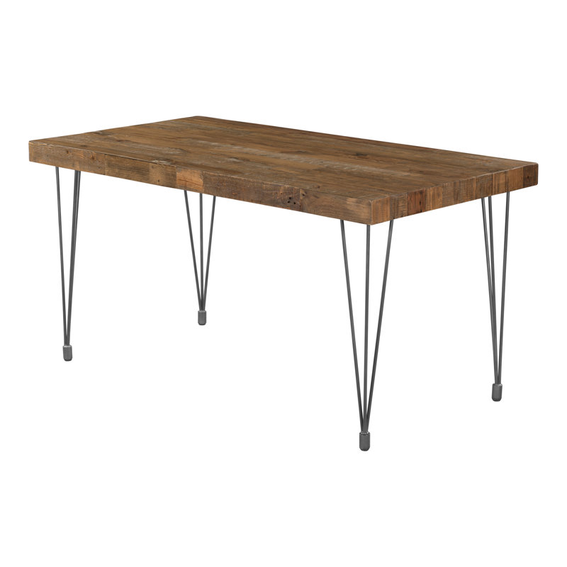 Boneta Dining Table, Rustic Brown