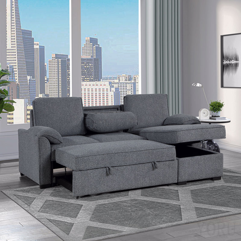 Dark Grey Complete Sofabed
