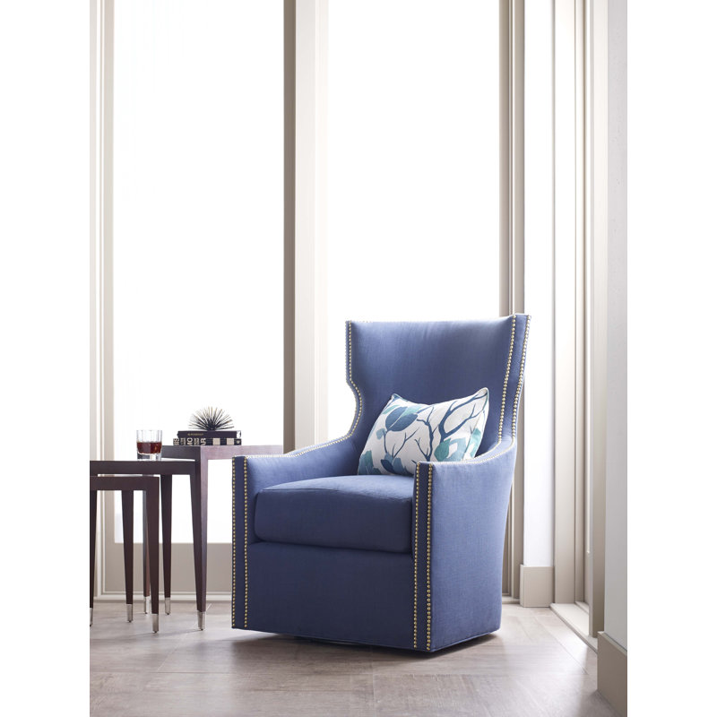 Corbin Wingback Chair, Gray