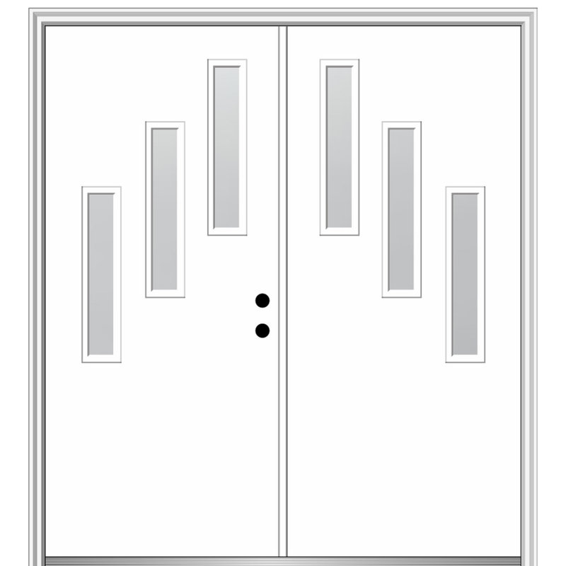 Portes d'entrée prémontées Spotlight, H 81,75 po x l 62 po x P 2 po, Côté gauche