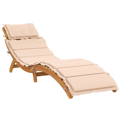 Rositta Outdoor Chaise Lounge by Ebern Designs