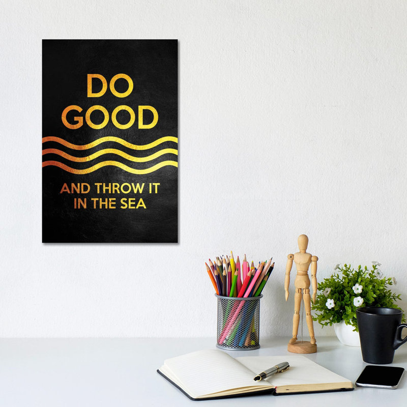 Arabian Proverb by Adrian Baldovino - Wrapped Canvas Print, 20.32 cm H x 30.48 cm W