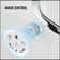 Luxury Smart Toilet With Dryer And Warm Water,  Elongated Bidet Toilet With Heated Seat, With Remote Control, LED Night Light, Power Outage Flushing, Soft Close Cover,Whit