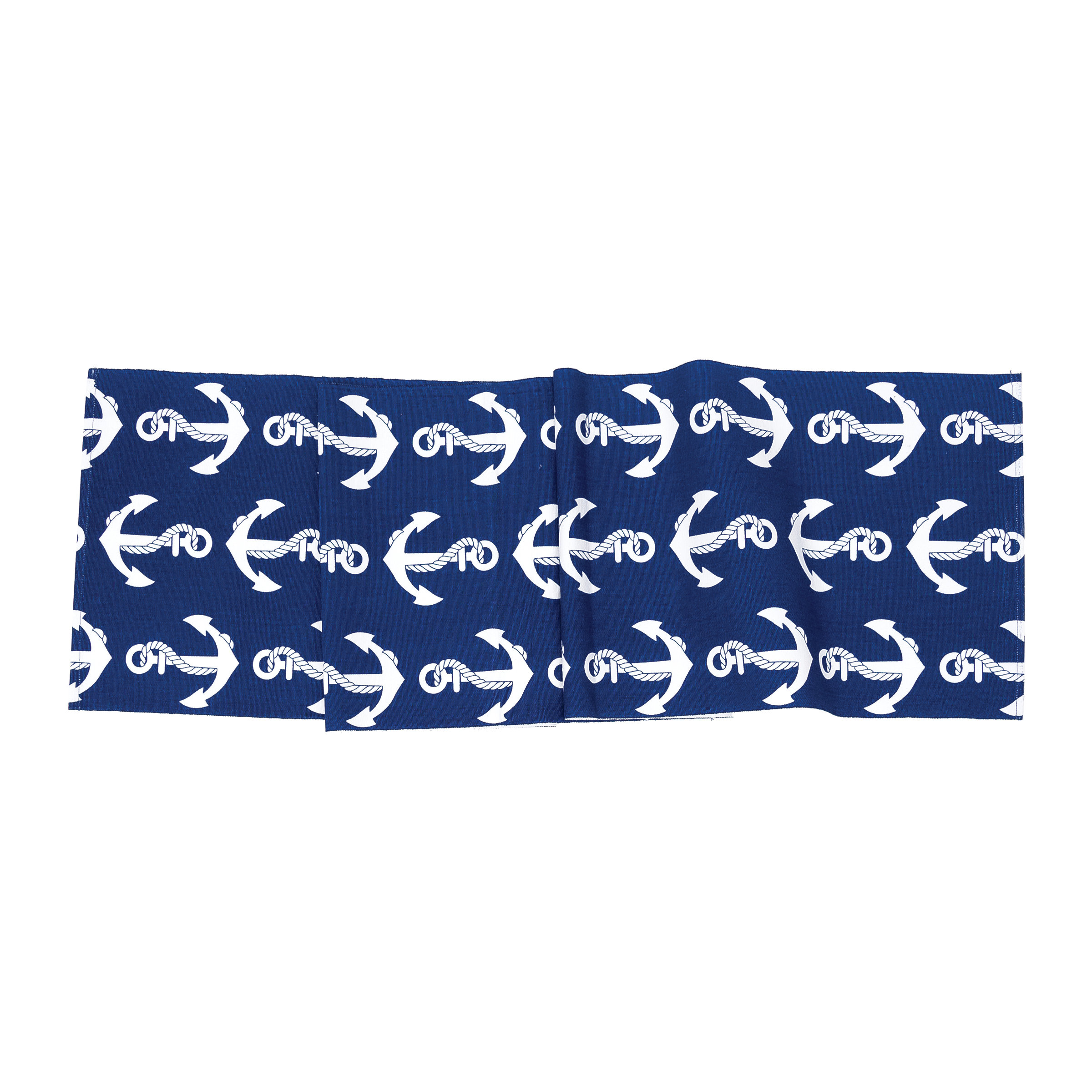 Breakwater Bay Daigneault Beachy Anchor Cotton Table Runner | Wayfair