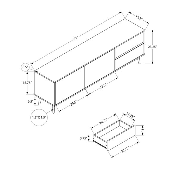 Dimensions du produit