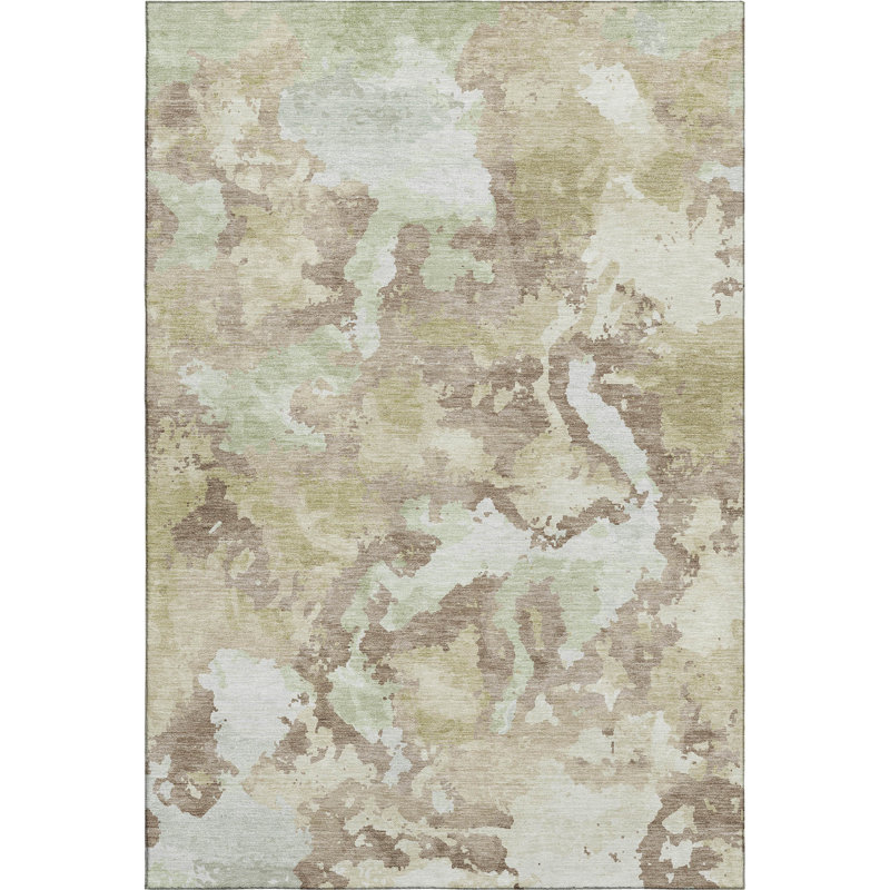 Premium Machine Washable Geers AMF1382 Modern Rug, Rectangle 10' x 14'