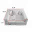 Ensemble de canapé modulaire rembourré surdimensionné en velours côtelé-1869054099