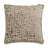 Cloud9 Design Castle Hill Wave Decorative Pillow – 22" x 22" Ivory Velvet Jacquard Square Accent Cushion for Sofa, Bed &amp; Lounge Seating-1900787684-1900787685