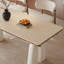 Table de salle à manger moderne et simple de style crème