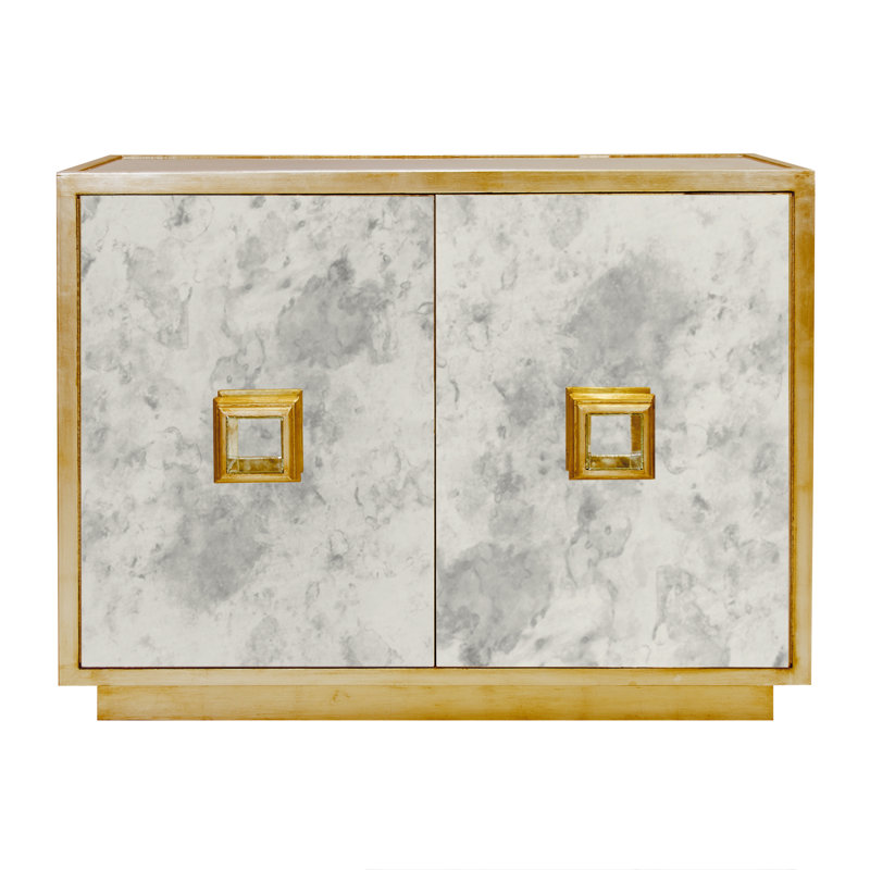 Winslow 48'' W Solid Wood Server, Gold Leaf