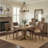 Modern Upholstered Dining Chair, Fabric Parsons Kitchen Chair, High Back Side Chair with Solid Wood Legs-1781801912