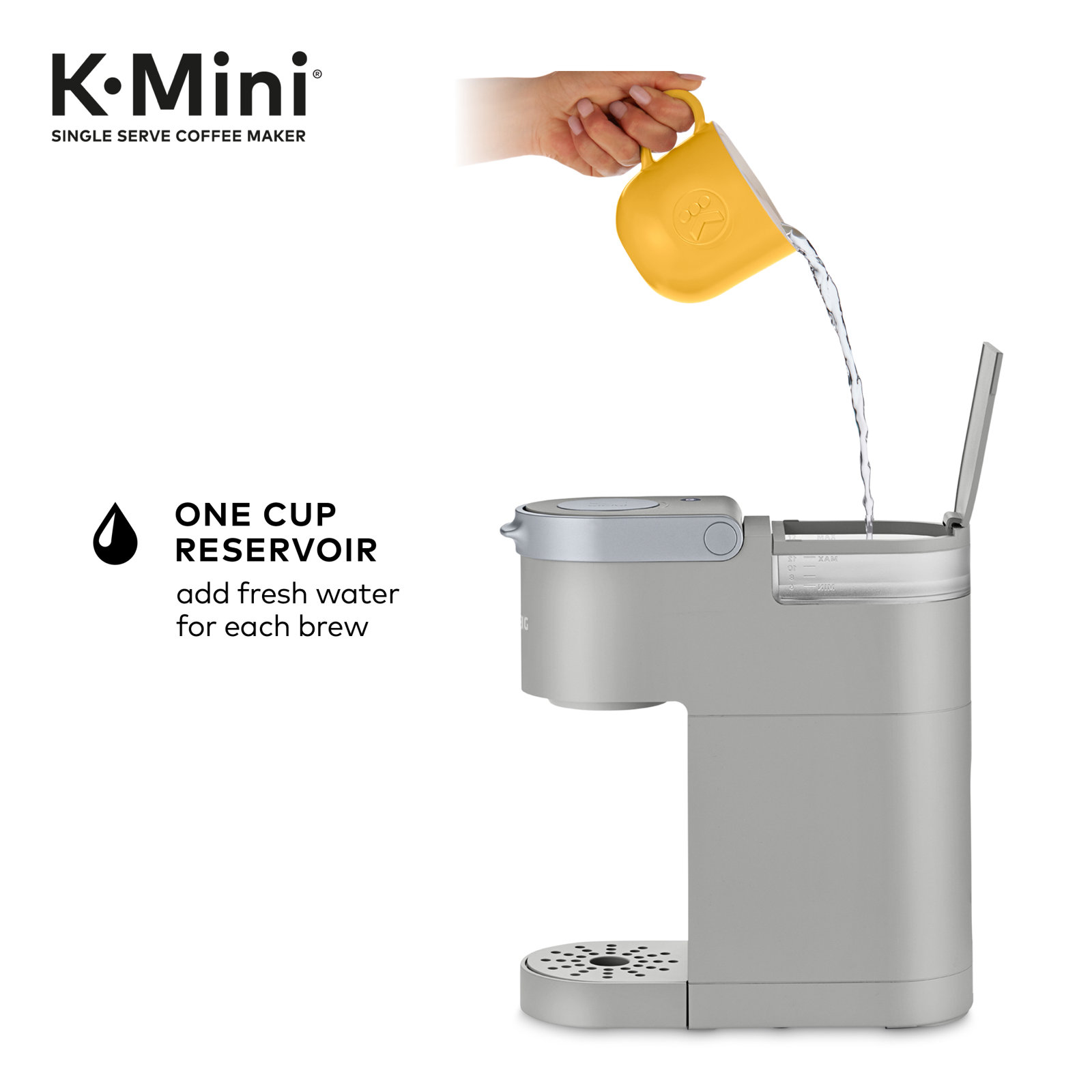Keurig K-Mini Single-Serve Pod Coffee Maker, Gray