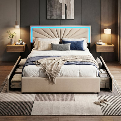 Upholstered Storage Bed
