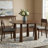 30"H Round Wood Dining Table Kitchen Table with 4 Legs-1663222375-1663222374