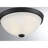 Breanna 2-Light Flush Mount in Black-31902400-31902399