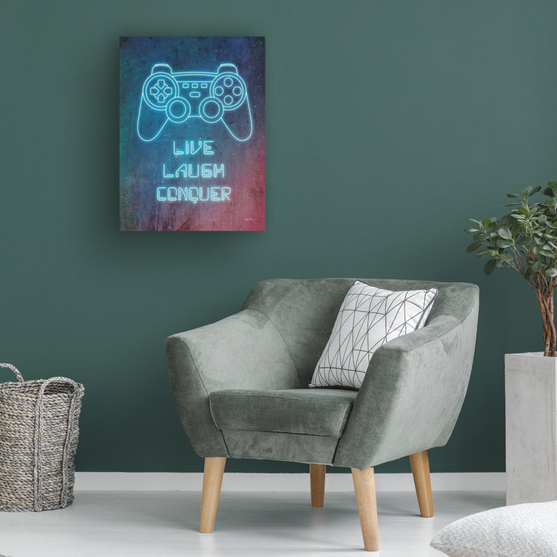 Art sur toile rouge bolaire Mary Urban néon II, H 32 po x l 24 po