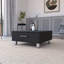 Table basse, quatre pieds, un tiroir
