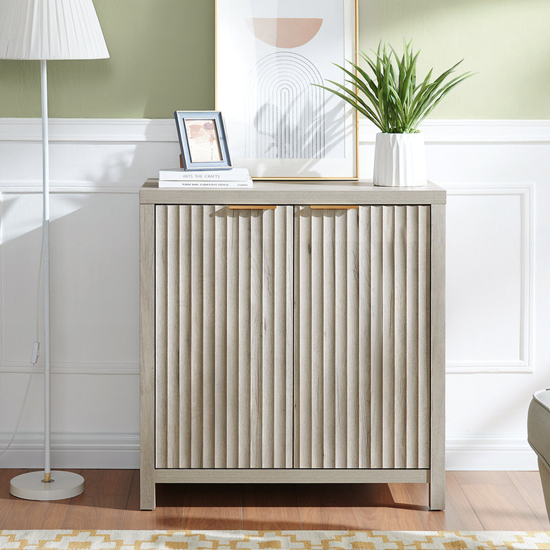 78cm Sideboard, Greige Oak