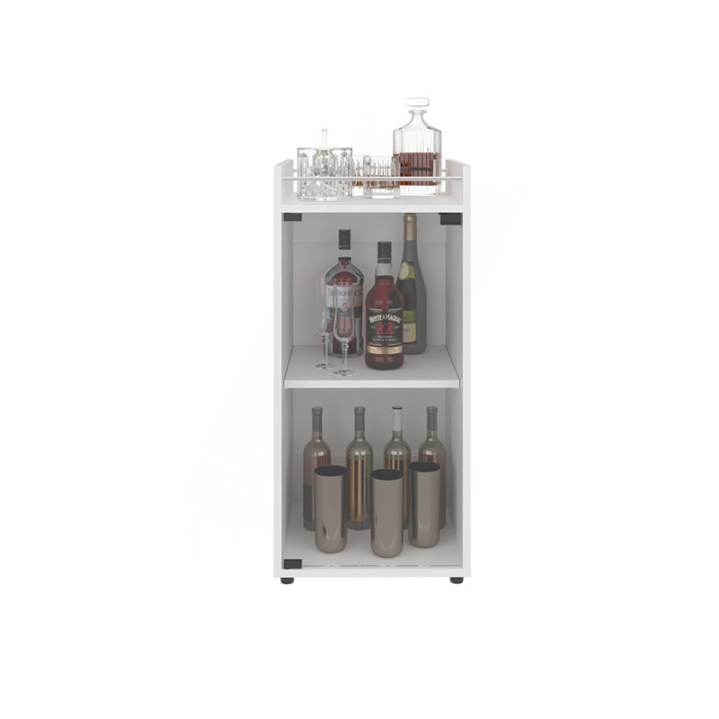 Cabinet-lampe Minibar, salon, Blanc