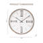 Horloge murale 14 po Briven