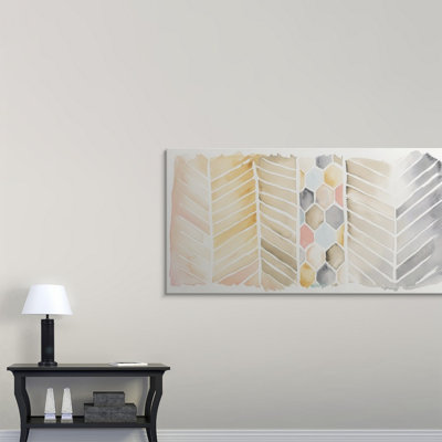 Mccallister " Watercolor Chevron " by Elyse DeNeige
