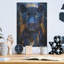 Art mural luxueux «Black Panther In The City» par Momart, 12 po x 16 po