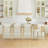 Upholstered Counter Stools with Hand-Woven Rope Arms-773685074