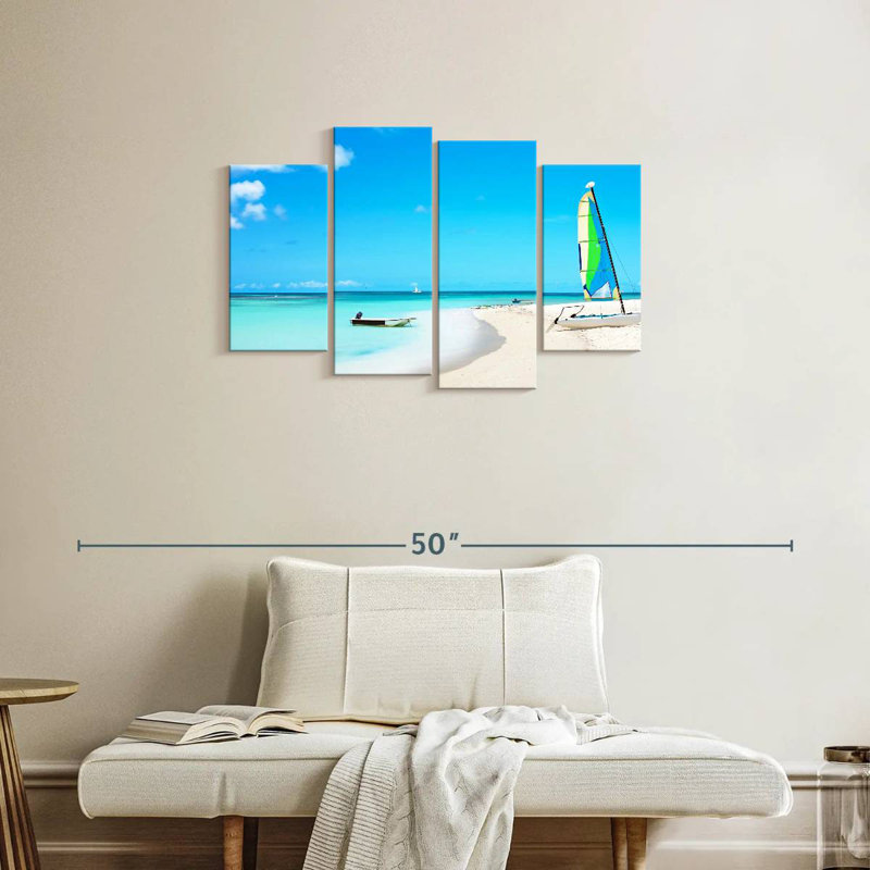 Gillard Sailing In Aruba, 22" H x 36" W