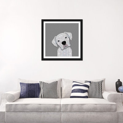 « boxer », reproduction d’impression sur toile tendue angelika parker
