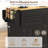 80.63" Extendable Kitchen Island With Power Outlet, 2 Storage Drawers, Open Shelves-129517326