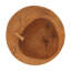 Table de bout cylindrique en bois massif Cayo