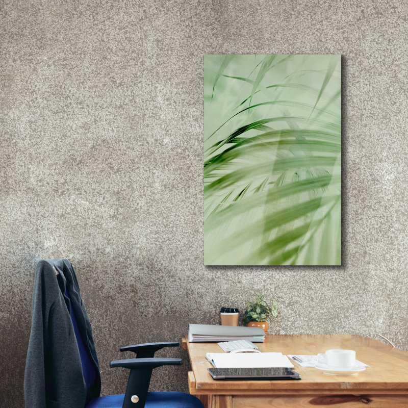 «Sage Palm» par Incado, art mural sur toile, H 40 po x l 26 po x P 1,5 po
