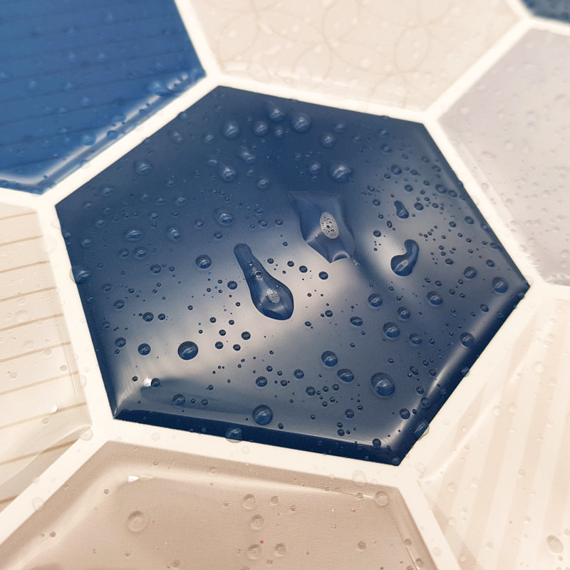 5.91 in. W x 11.82 in. L Shower Peel and Stick Mosaic Tile
