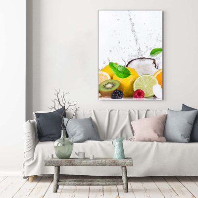 Fruits - Wrapped Canvas Print