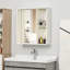 Armoire à pharmacie moderne avec miroir, armoire de salle de bain au-dessus de la toilette, armoire murale moderne