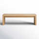 Gabler 56'' Ash Wood Waterfall Bench