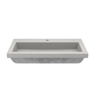 Trough Handmade Rectangular Bathroom Sink