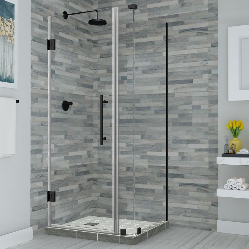 Bromley 34" x 72" Rectangle Hinged Shower Enclosure
