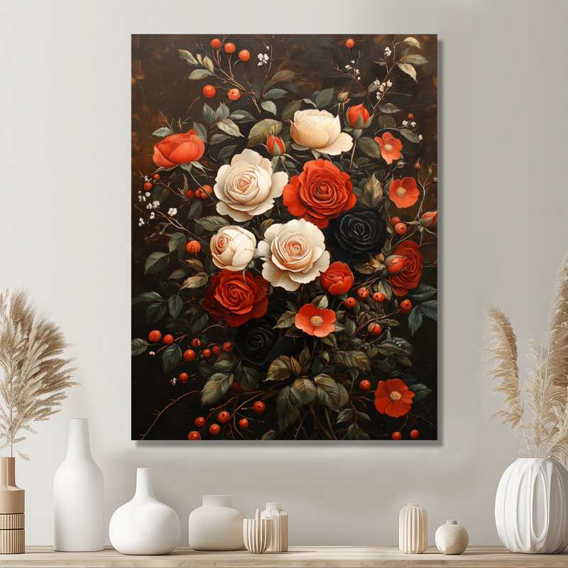 Chambliss - impressions murales florales, Toile tendue, Ne s’applique pas, H 32 po x l 24 po