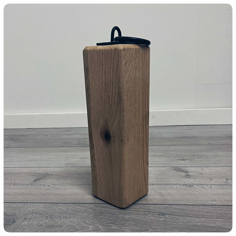 Shayaan Wood Weighted Floor Stop