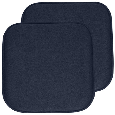 Charlotte Jacquard Memory Foam No Slip Back 16" x 16" Chair Pad Cushion