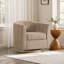 Fauteuil d'appoint pivotant l 31 po avec dossier capitonné, rangement et base en bois-1713136054