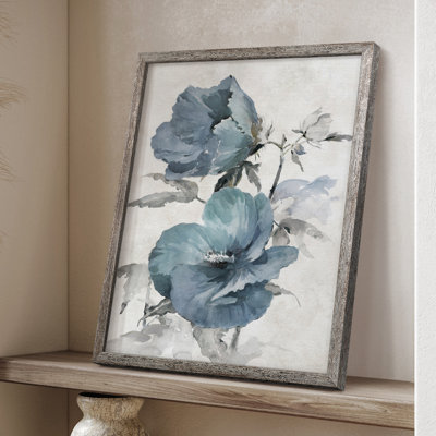 Cottage Blue II Framed Print - Solid Wood 49954