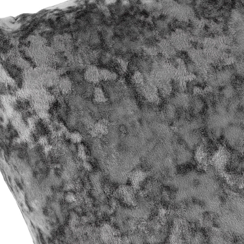 Verona Cushion, Pewter, 40cm H x 60cm W x 10cm D, Rectangular