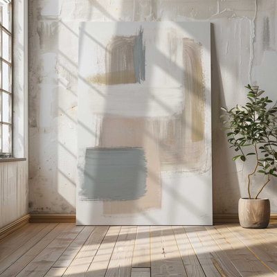 72 "x 48" Ballet beige v1, grande impression sur toile