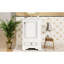 Meuble-lavabo de 20 po avec lavabo en céramique, porte à fermeture en douceur, tablette ajustable en forme de U, tiroir de compartiment et support de porte, style moderne, conception peu encombrante-493849532