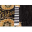 Tapis unique en laine noué à la main beige et noir nouvel âge 3 pi 11 po x 6 pi 1 po Patternson