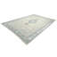 High-Quality Hand-Knotted Ivory And Blue Area Rug