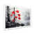 White Single Picture Framed